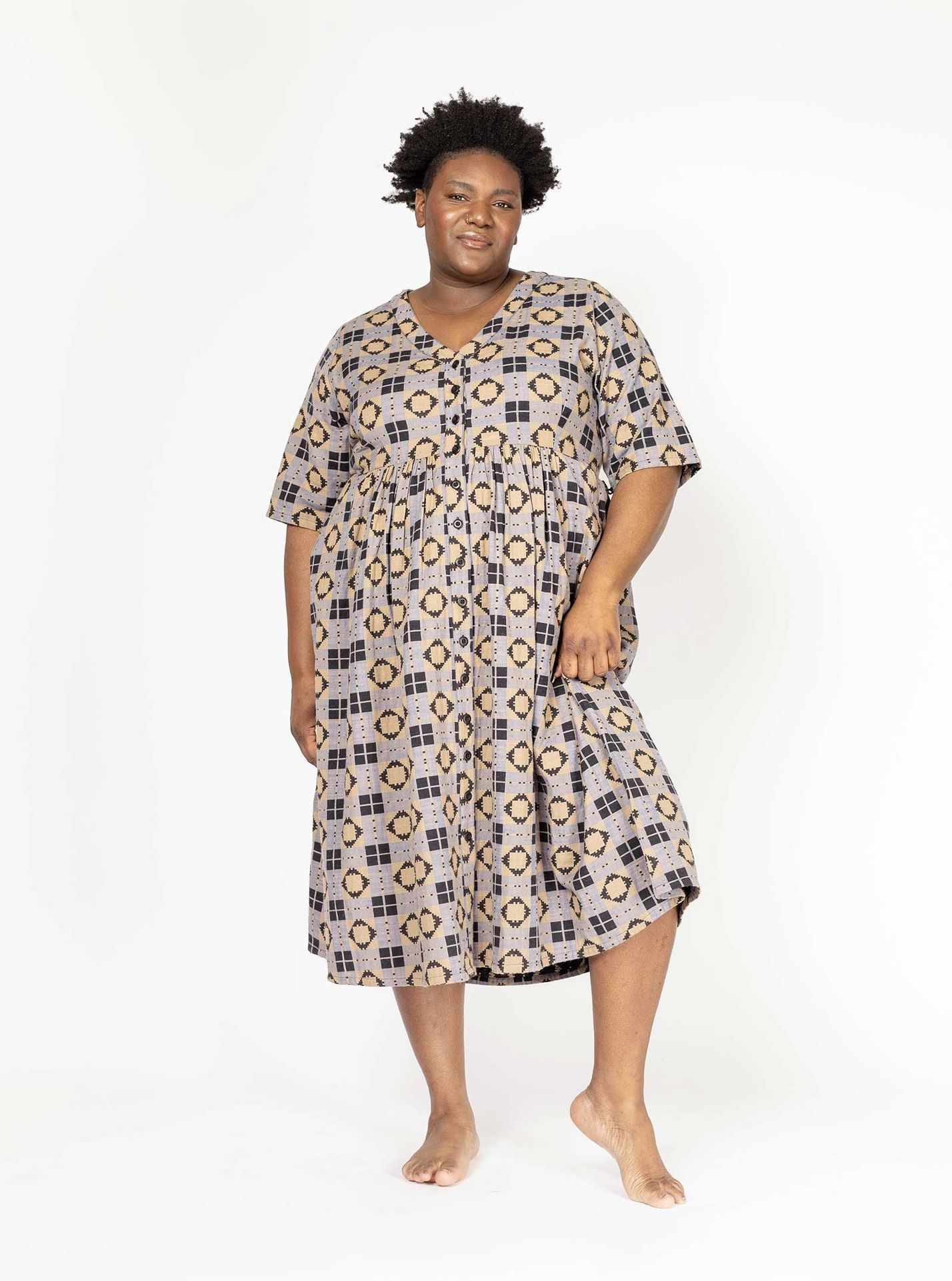 Ace & Jig Leelee Dress In Denim Quest - NEW Size M