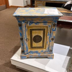 Cabinet Nightstand Side Table 
