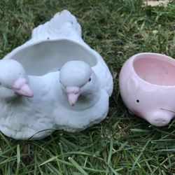Decorative Planters - Set Of 2