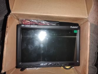 Podofo backup camera with display and cable