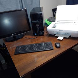 Home Office (Monitor, Printer, Tower, Keyboard)