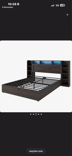 King size bed frame