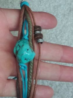 VTG. TOURQUOISE CHUNK BRACELET