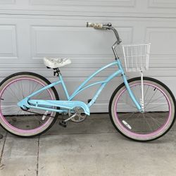 Beautiful Sky Blue Electra Beach Cruiser 24” Wheels