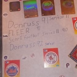 Baseball And Football Cards (Donrus) Series 90,91,92  $100 Firm Price