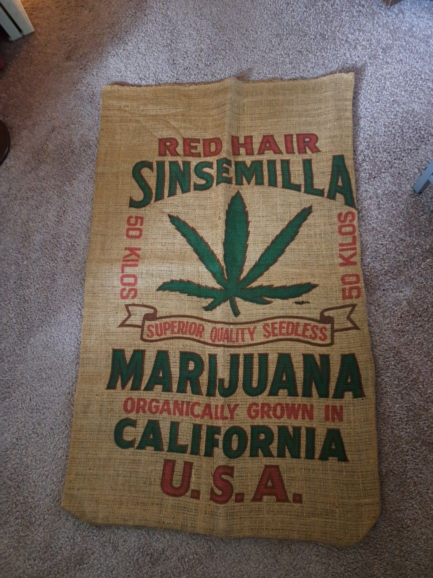 Burlap Sack Red Hair Sinsemilla