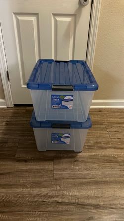 2 - Utility Storage Boxes - 11.25 gallons