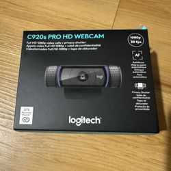 Unopened Logitech C920s Webcam