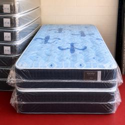 Twin XL Size Mattress Pillow Top 14” Stearns & Foster Estate Collection Factory Fresh & Sealed in Plastic Same Day Delivery