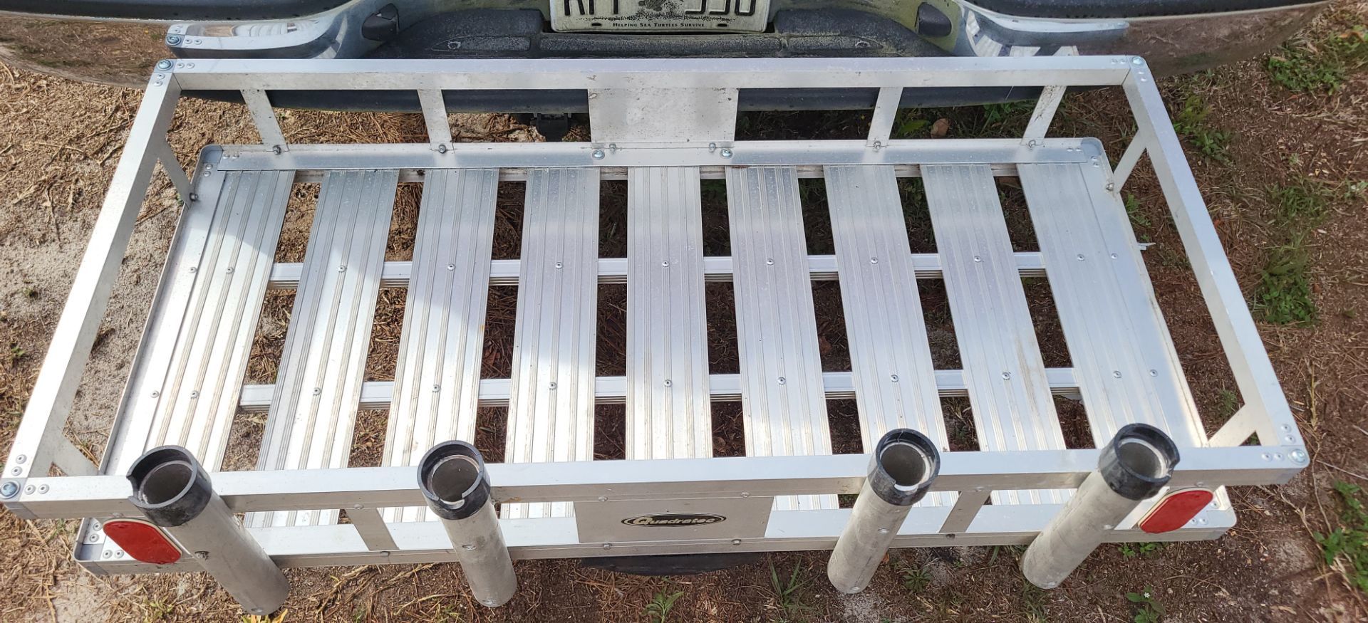 HITCH CARGO & FISHING POLE RACK