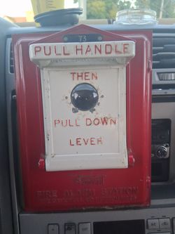 Vintage GAMWELL FIRE ALARM STATION