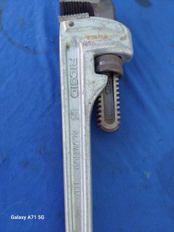 Ridgid Pipe Wrench Aluminum