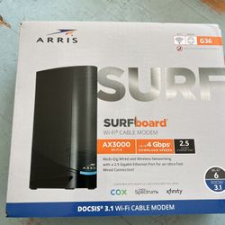 ARRIS Surfboard G36 3.1 Wi-Fi 6 Cable Modem SBG00DAE36
