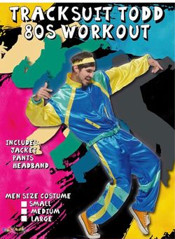 Large Adult 80s Retro costume