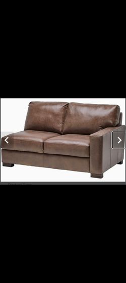 Brown Leather Couch