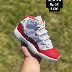 Jordan 11 Cherry Like New Size 6Y