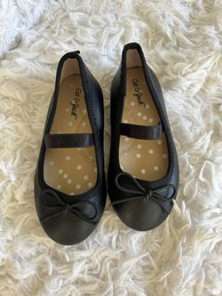 Mary Jane Black Shoes - Size 6