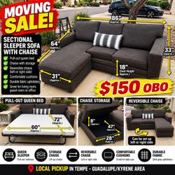 Moving Sale: Nice Sleeper Sofa