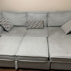 Sectional Sleeper Sofa With Storage + Chaise