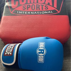 Boxing Or MMA gear 16 0z Gloves And Hit Shield