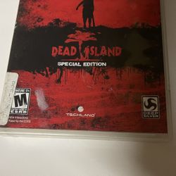 PS3 Dead Island special edition video game 