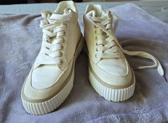 Dolce Vita Women's High-Top Platform Leather & Suede Upper Sneakers Size 8