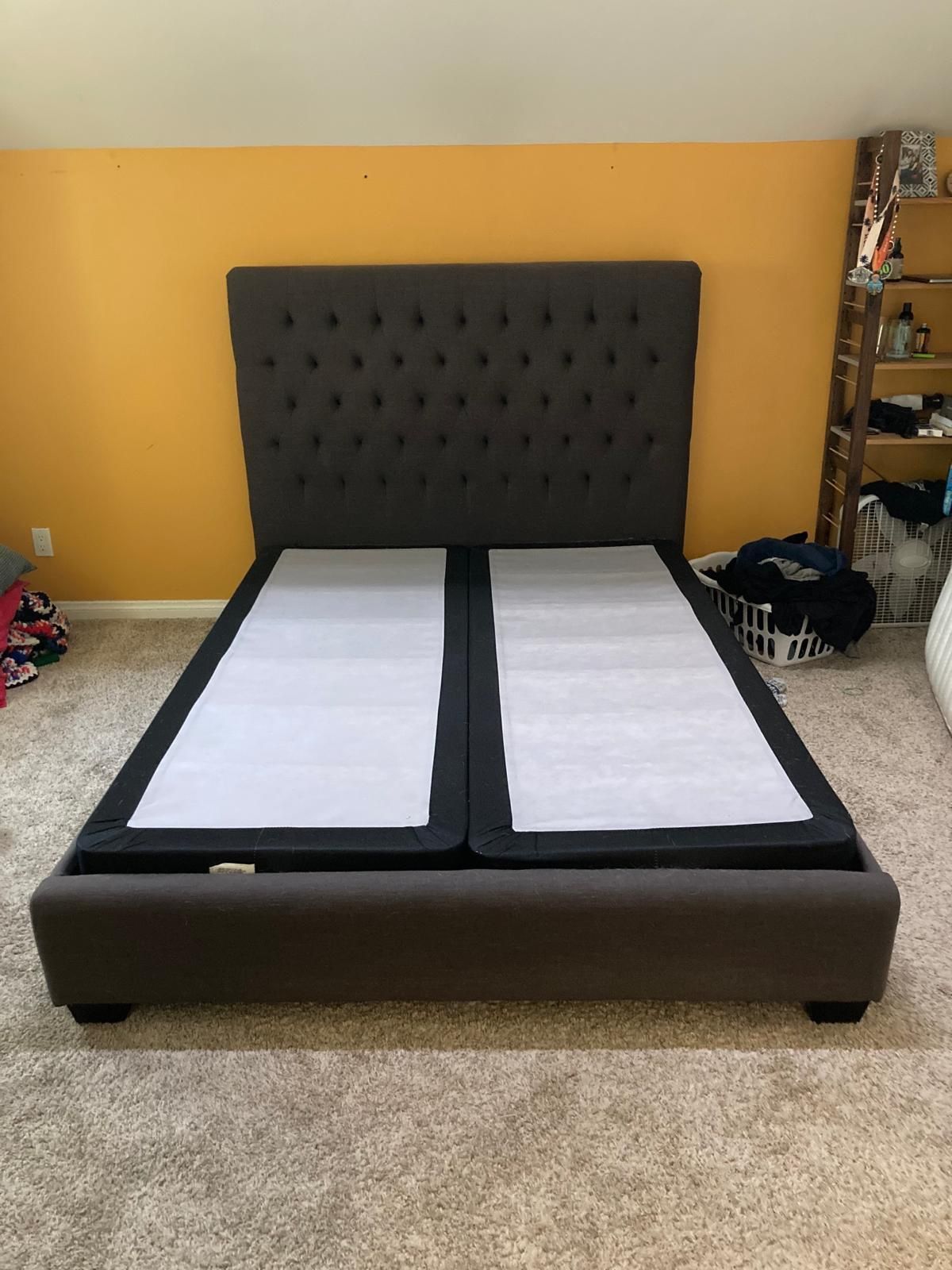 Queen Bed Frame And Box Spring for Sale in San Diego, CA - OfferUp