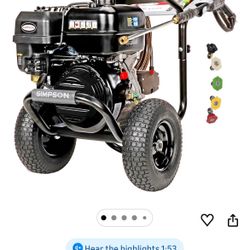 Simpson 4400 PSI Gas Pressure Washer PS60843