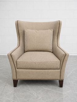 THOMASVILLE UPHOLSTERY WINGBACK ACCENT CHAIR - VERY GOOD CONDITION