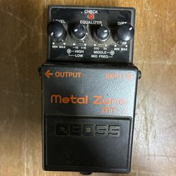 Boss Metal Zone Distortion Pedal