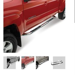 (Chrome) Westin *Signature 3" Nerf Side Step & Tyger (Soft Black) *5.5ft Tonneau  Truck Cover