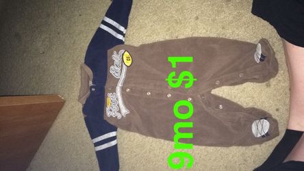9 month $1 fleece pjs