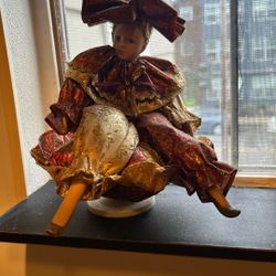 Porcelain Music Doll