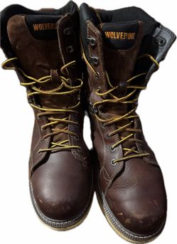 Wolverine Brown Leather Work Boots