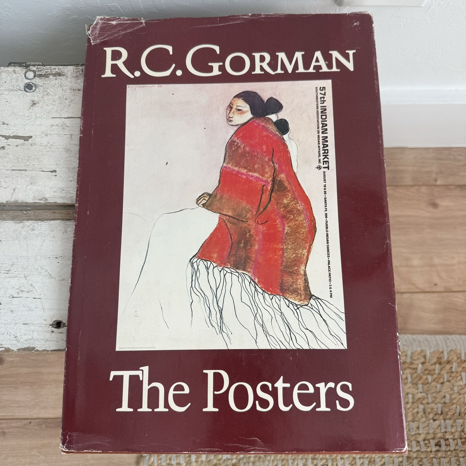 R.C. Gorman The Posters First Edition Fine Art Book Native American 1980 Hard Cover