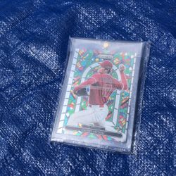 Shohei Ohtani Stained Glass Baseball Card 2022