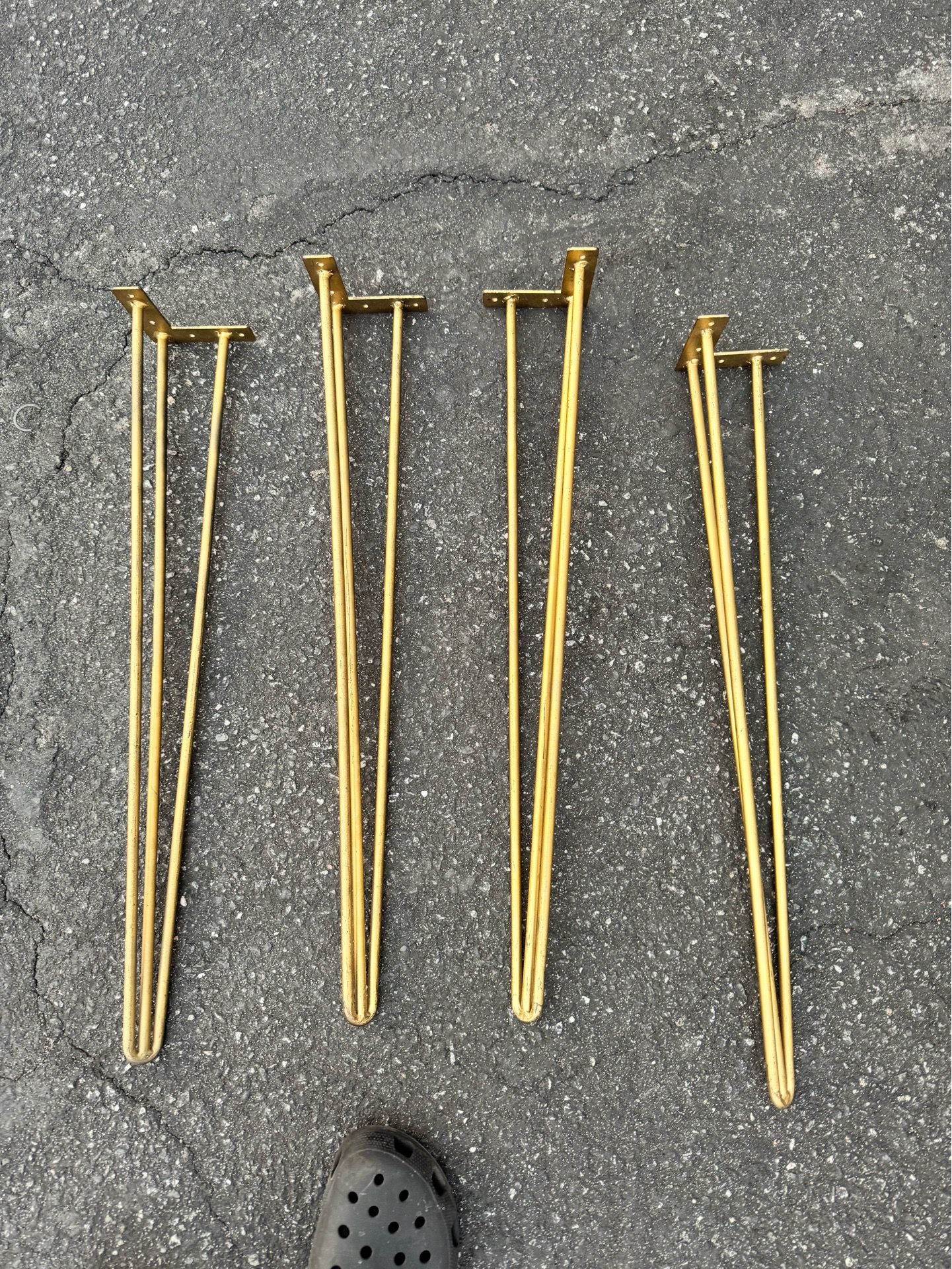 Golden Table legs