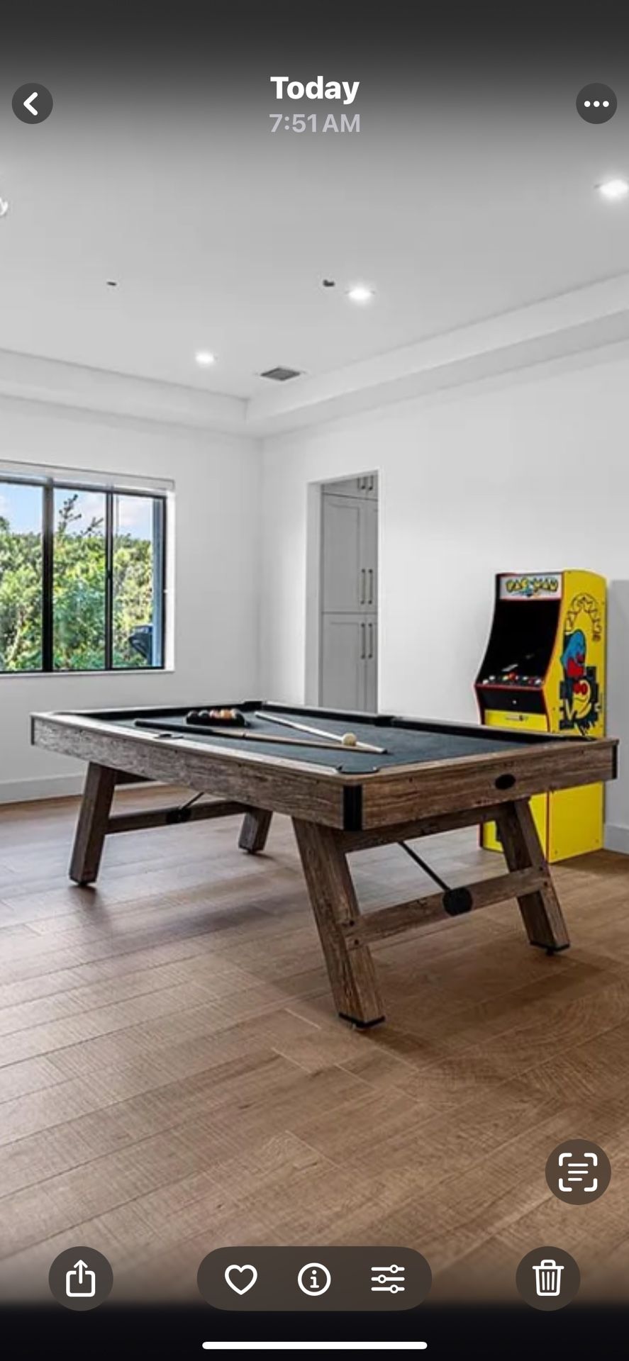Modern Pool Table 