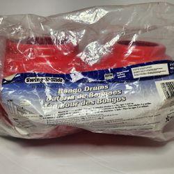 Brand New Swing-N-Slide Bongo Drums Playground Music Kids Backyard Band Outdoor