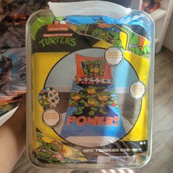 Ninja Turtle Blanket Bed Crib Kids Toys Plush  Brand New