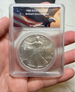 Silver eagle dollar