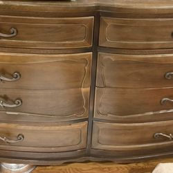 Older Solid Walnut Dresser 