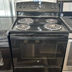 Ge Black Coil Top Electric Stove