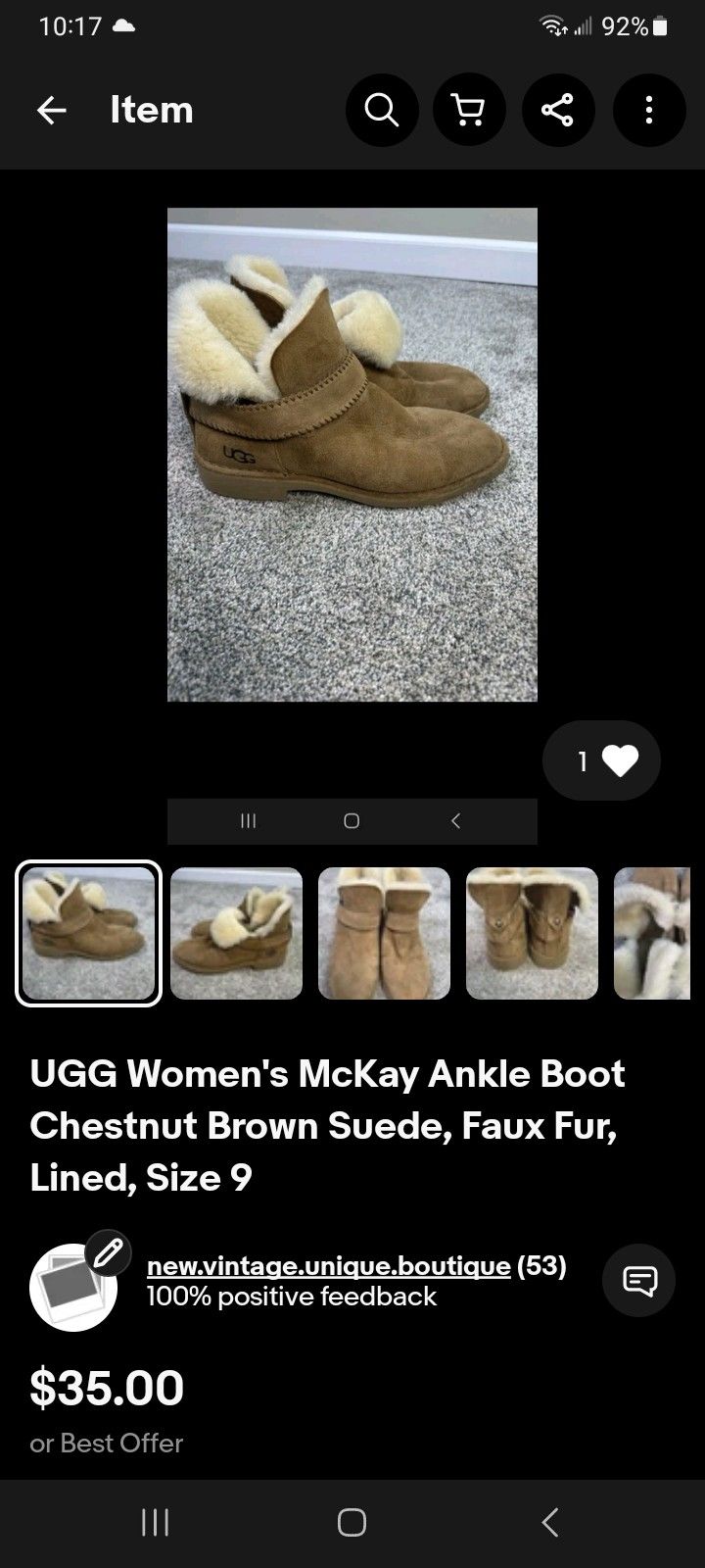 Uggs Women Size 9 (Fit Like an 8 Or 8 1/2)