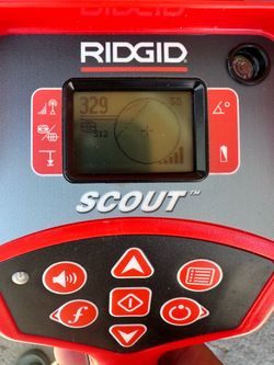 Ridgid 19238 NaviTrack Scout Underground Sonde & Cable Locator Multidirectional Locating Device Battery Operated or Rechargeable  $1099