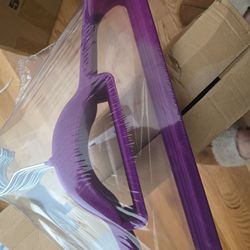NEW purple hangers
