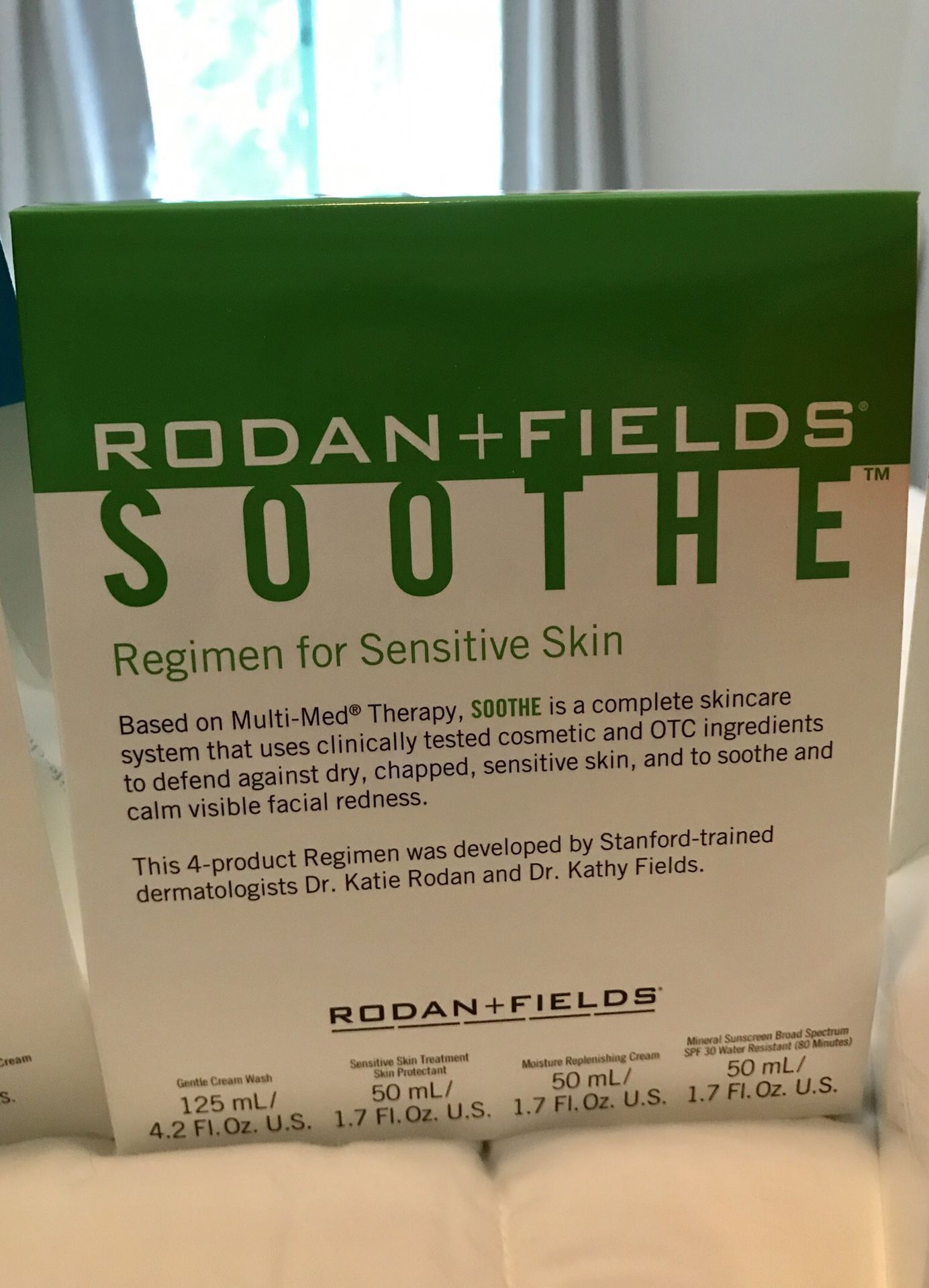 Rodan and fields Soothe regimen