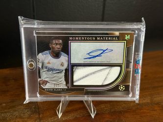 David Alaba Topps Momentous Material Auto Relic Card 035/150 Double Auto