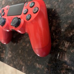 Red PS4 Controller 