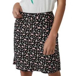 Free People Womens Irl Ditsy-Print Skirt Size 12 Boho Chic Feminine Whimsigoth